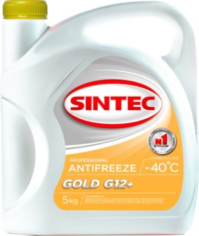 Антифриз SINTEC GOLD-40 G12 Желтый 5кг  уп/4шт
